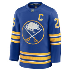 Джерси Buffalo Sabres Rasmus Dahlin Fanatics Royal Premium with Captain's Patch