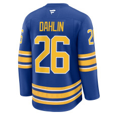 Джерси Buffalo Sabres Rasmus Dahlin Fanatics Royal Premium with Captain's Patch