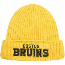 Шапка Boston Bruins Pro Standard Classic Core Cuffed Knit - Gold