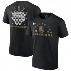 Чемпионская футболка Vegas Golden Knights 2023 Stanley Cup Champions Jersey Roster - Black