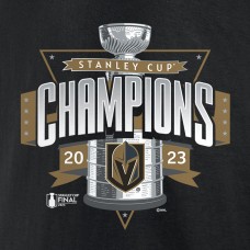 Чемпионская футболка Vegas Golden Knights 2023 Stanley Cup Champions Neutral Zone - Black