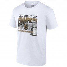 Чемпионская футболка Vegas Golden Knights 2023 Stanley Cup Champions - White