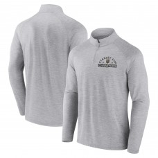 Vegas Golden Knights 2023 Stanley Cup Champions Striated Quarter-Zip Pullover Top - Heather Gray
