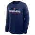 Футболка с длинным рукавом Florida Panthers Fanatics Navy Authentic Pro Rink Tech