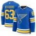 Джерси St. Louis Blues Jake Neighbours Fanatics Blue Home Premium