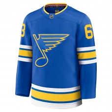 Джерси St. Louis Blues Jake Neighbours Fanatics Blue Home Premium