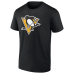 Футболка Pittsburgh Penguins Logo Athletic Black Essential