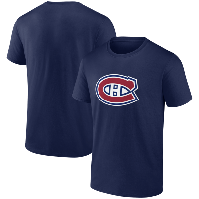 Футболка Montreal Canadiens Logo Athletic Navy Essential