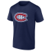 Футболка Montreal Canadiens Logo Athletic Navy Essential