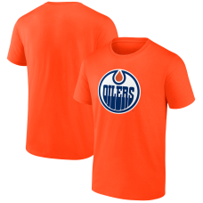 Футболка Edmonton Oilers Logo Athletic Orange Essential