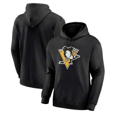 Толстовка Pittsburgh Penguins Logo Athletic Black Essential