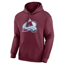 Colorado Avalanche Logo Athletic Burgundy Essential Hoodie
