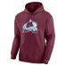 Colorado Avalanche Logo Athletic Burgundy Essential Hoodie