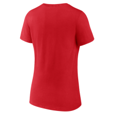 Женская футболка Florida Panthers Logo Athletic Red Arch Victory V-Neck