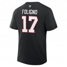 Футболка Chicago Blackhawks Nick Foligno Fanatics Black Authentic Stack Name & Number Футболка Chicago Blackhawks Nick Foligno Fanatics Black Authentic Stack Name & Number