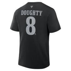 Los Angeles Kings Drew Doughty Fanatics Black Authentic Stack Name & Number T-Shirt Los Angeles Kings Drew Doughty Fanatics Black Authentic Stack Name & Number T-Shirt