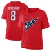 Футболка Женская Washington Capitals Alexander Ovechkin Fanatics Red Authentic Stack Name & Number