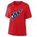 Футболка Женская Washington Capitals Alexander Ovechkin Fanatics Red Authentic Stack Name & Number