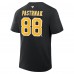 Футболка Boston Bruins David Pastrnak Fanatics Black Authentic Stack Name & Number