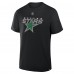 Dallas Stars Tyler Seguin Fanatics Black Authentic Stack Name & Number T-Shirt