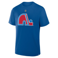 Colorado Avalanche Cale Makar Fanatics Blue Authentic Stack Name & Number T-Shirt