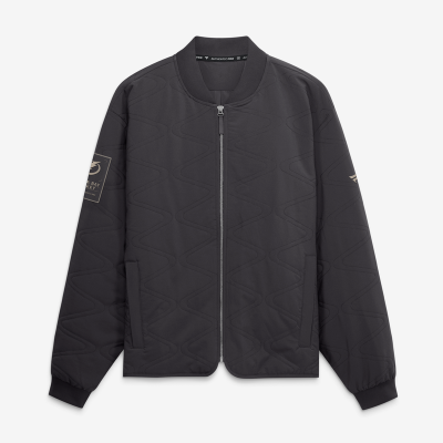 Куртка Tampa Bay Lightning Fanatics Charcoal Authentic Pro Road Bomber