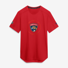 Футболка Florida Panthers Fanatics Red Authentic Pro Train Performance