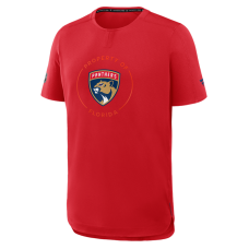 Футболка Florida Panthers Fanatics Red Authentic Pro Train Performance