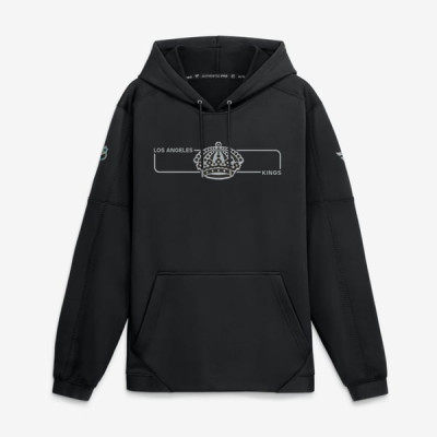 Толстовка Los Angeles Kings Fanatics Black Authentic Pro Rink Fleece