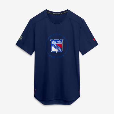 Футболка New York Rangers Fanatics Navy Authentic Pro Train Performance