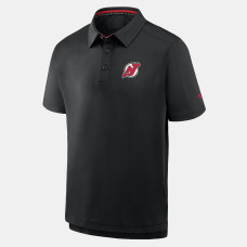 Джерси New Devils Fanatics Black Authentic Pro Rink Polo Джерси New Devils Fanatics Black Authentic Pro Rink Polo