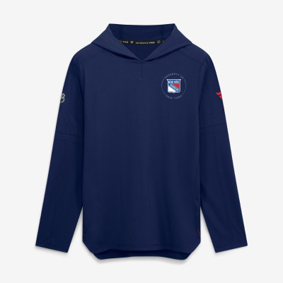 Толстовка New York Rangers Fanatics Navy Authentic Pro Train Lightweight
