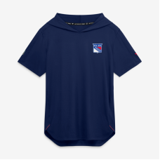 Толстовка New York Rangers Fanatics Navy Authentic Pro Train Short Sleeve Толстовка New York Rangers Fanatics Navy Authentic Pro Train Short Sleeve