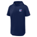 Толстовка New York Rangers Fanatics Navy Authentic Pro Train Short Sleeve