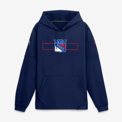 Толстовка New York Rangers Fanatics Navy Authentic Pro Rink Fleece