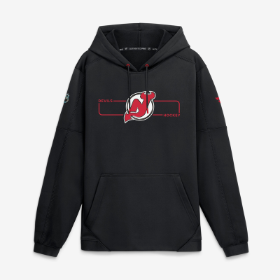 Толстовка New Jersey Devils Fanatics Black Authentic Pro Rink Fleece