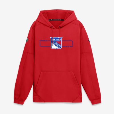 Толстовка New York Rangers Fanatics Red Authentic Pro Rink Fleece