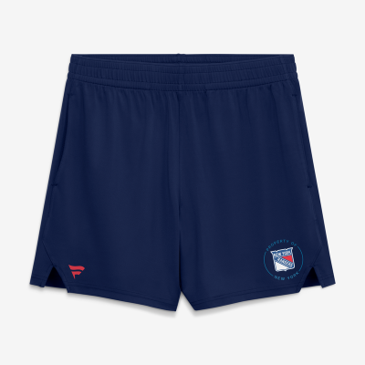 Шорты New York Rangers Fanatics Navy Authentic Pro Training