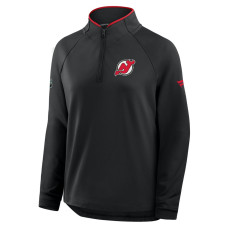 Женская пуловер New Jersey Devils Fanatics Black Authentic Pro Rink Lightweight