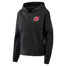 Женская толстовка New Jersey Devils Fanatics Black Authentic Pro Rink Full-Zip Женская толстовка New Jersey Devils Fanatics Black Authentic Pro Rink Full-Zip