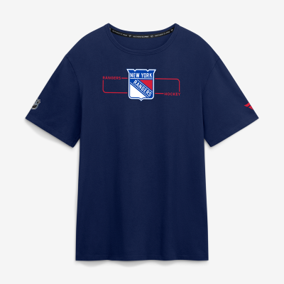 Футболка New York Rangers Fanatics Navy Authentic Pro Primary Logo