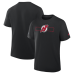 Футболка New Jersey Devils Fanatics Black Authentic Pro Primary Logo