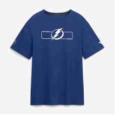 Футболка Tampa Bay Lightning Fanatics Blue Authentic Pro Primary Logo