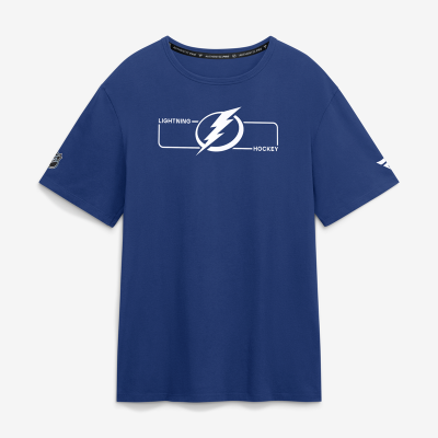 Футболка Tampa Bay Lightning Fanatics Blue Authentic Pro Primary Logo