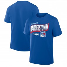 New York Rangers Fanatics Blue Hometown Local T-Shirt New York Rangers Fanatics Blue Hometown Local T-Shirt