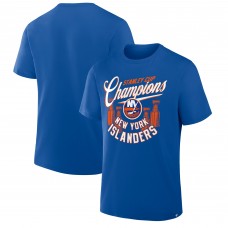 New York Islanders Fanatics Royal 4x Stanley Cup Champions T-Shirt