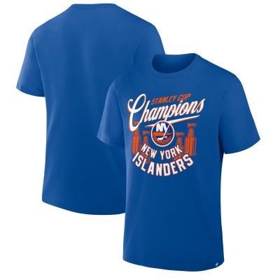 New York Islanders Fanatics Royal 4x Stanley Cup Champions T-Shirt