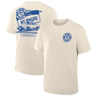New York Rangers Fanatics Cream Team Culture T-Shirt