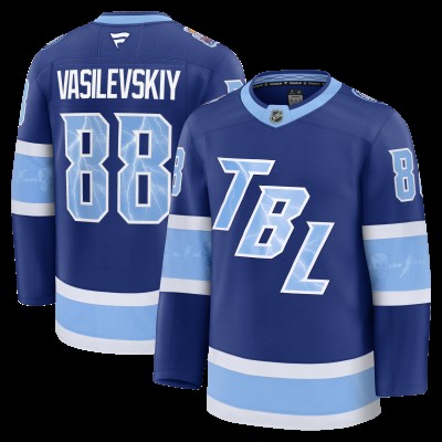 Игровая джерси Tampa Bay Lightning Andrei Vasilevskiy Fanatics Blue 2026 NHL Stadium Series Premium