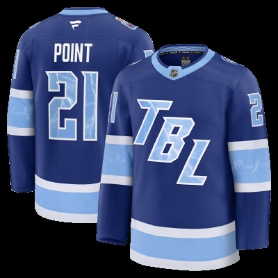 Игровая джерси Tampa Bay Lightning Brayden Point Fanatics Blue 2026 NHL Stadium Series Premium